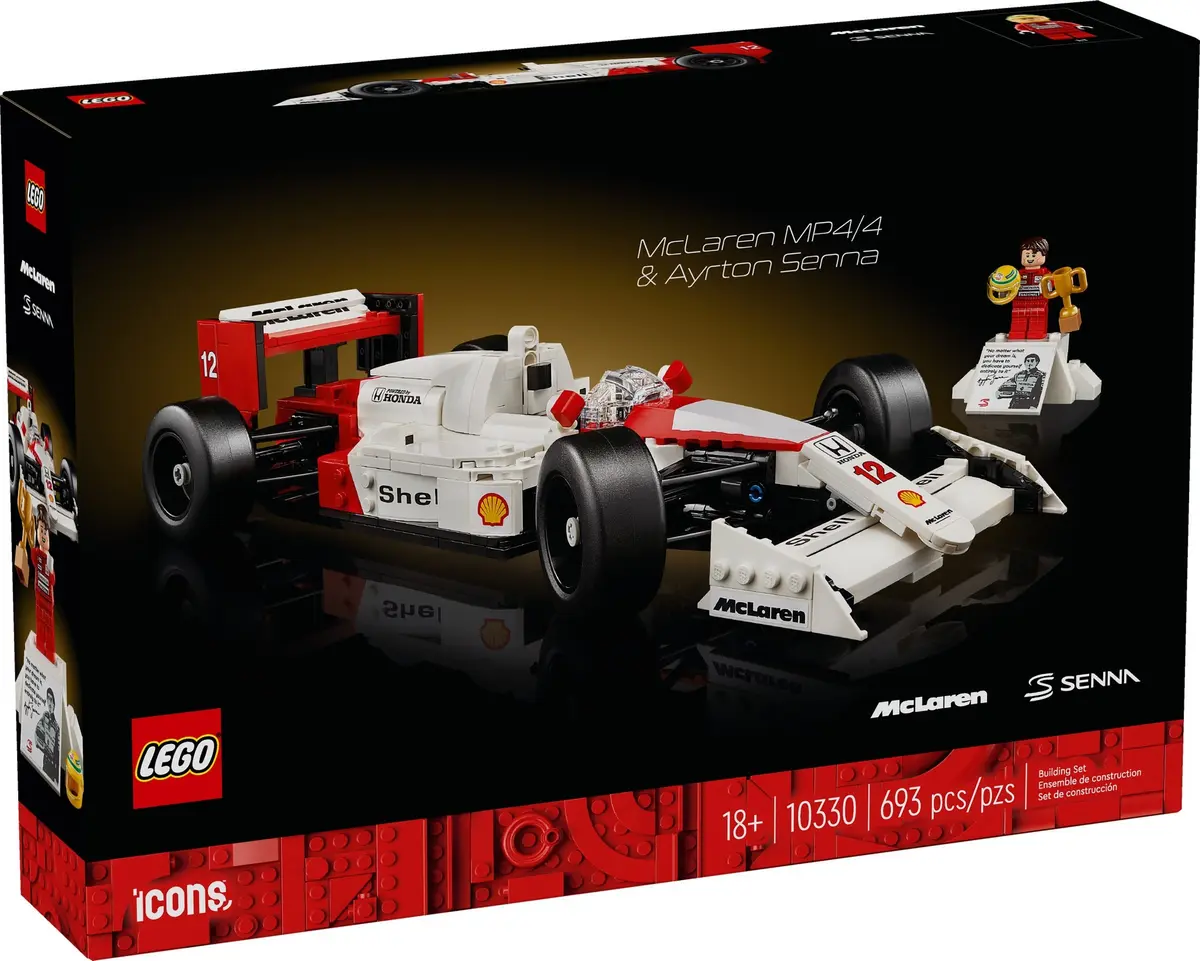 LEGO Icons 10330 McLaren MP4/4 & Ayrton Senna set, image 10