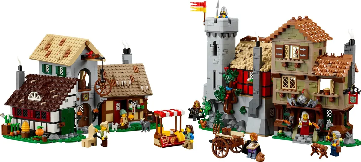 LEGO Icons 10332 Medieval Town Square set