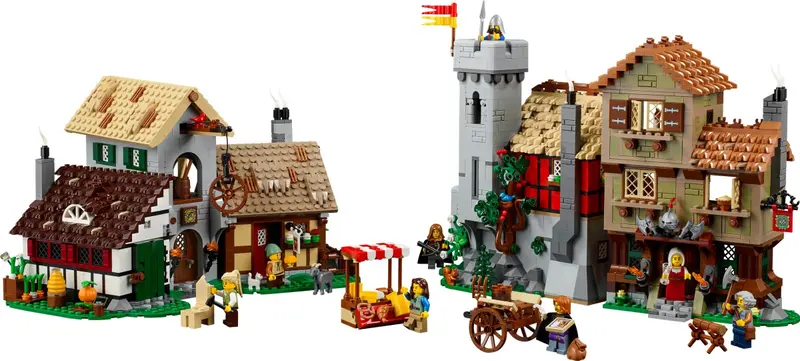 LEGO Icons 10332 Medieval Town Square set