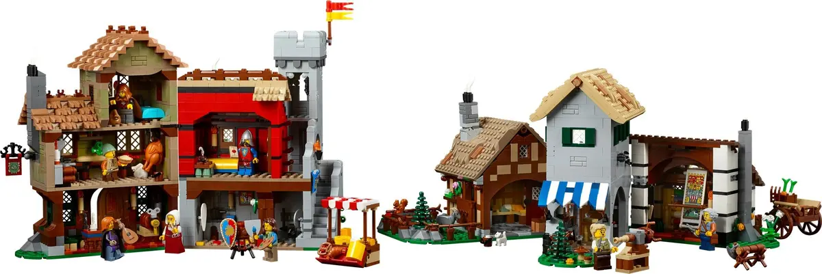 LEGO Icons 10332 Medieval Town Square set, image 2