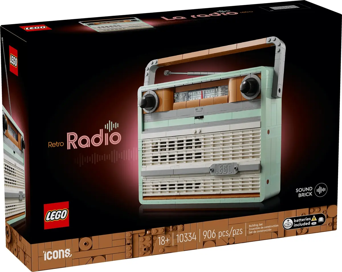 LEGO Icons 10334 Retro Radio set, image 6