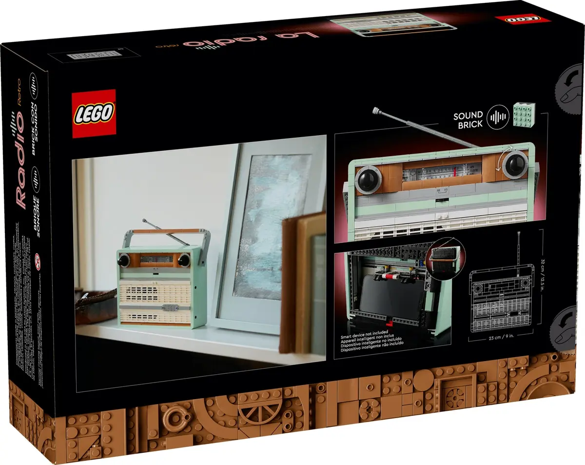 LEGO Icons 10334 Retro Radio set, image 7