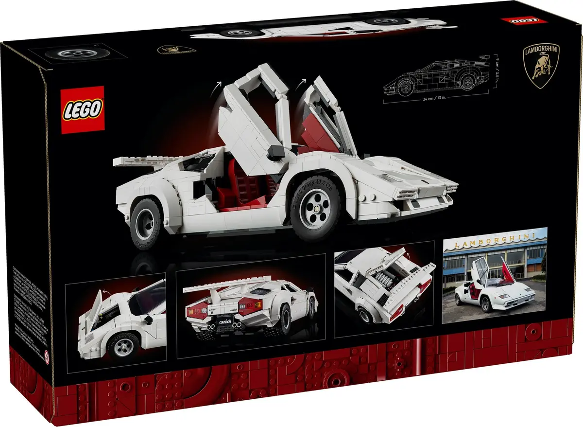 LEGO Icons 10337 Lamborghini Countach 5000 Quattrovalvole set, image 8