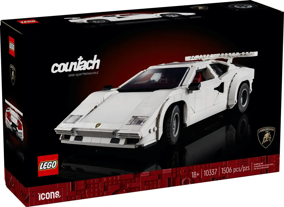 LEGO Icons 10337 Lamborghini Countach 5000 Quattrovalvole set, image 7