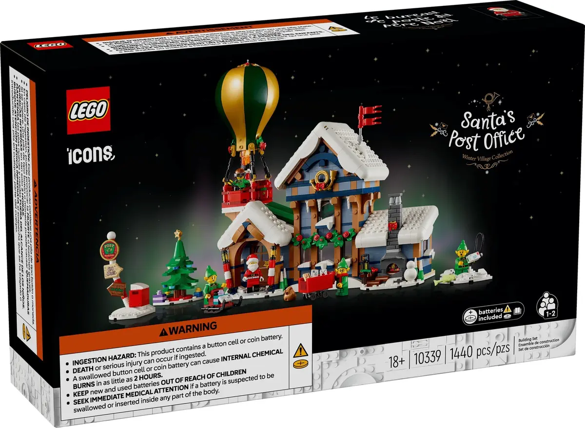 LEGO Icons 10339 Santa's Post Office set, image 8