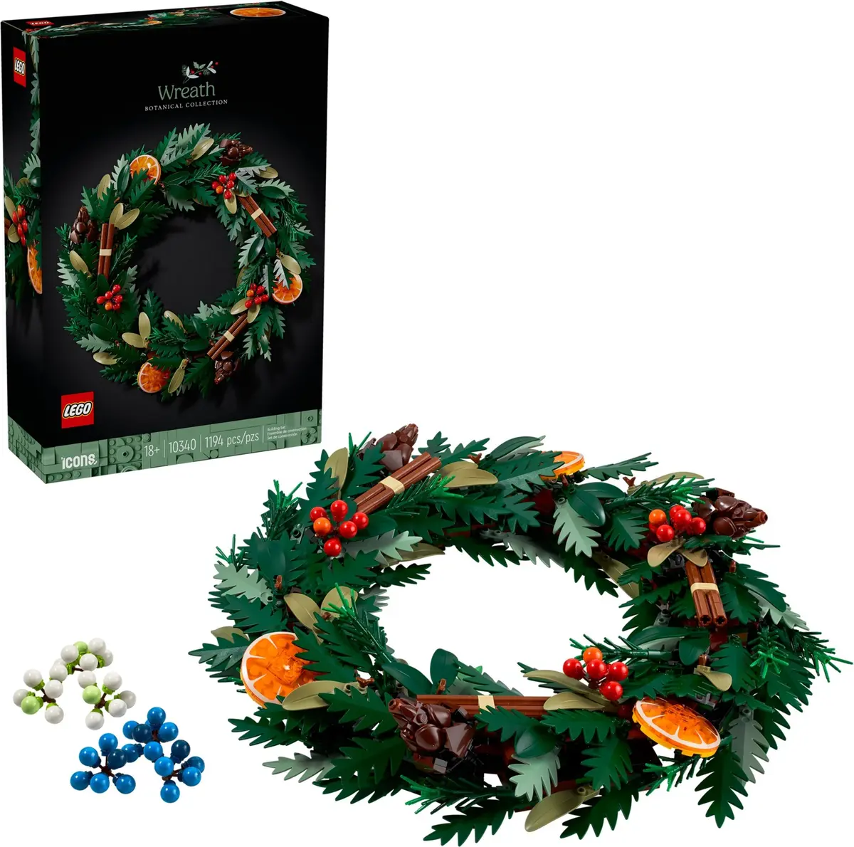 LEGO Icons 10340 Wreath set, image 3