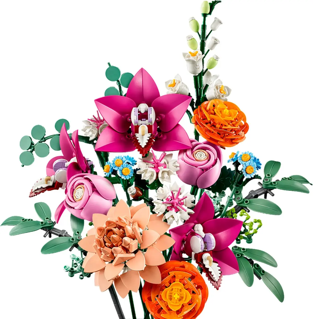 LEGO Botanicals 10342 Pretty Pink Flower Bouquet set, image 8