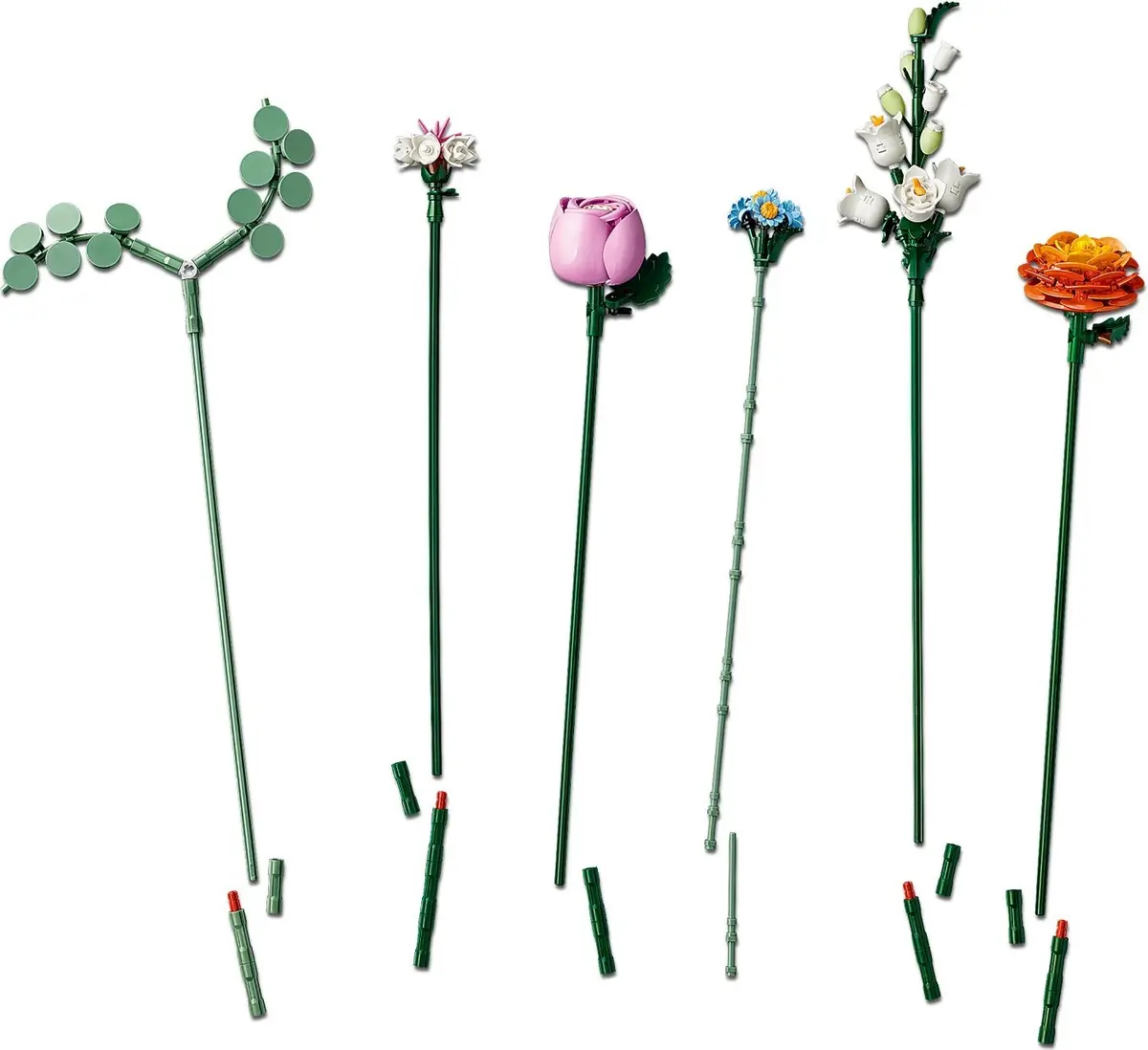 LEGO Botanicals 10342 Pretty Pink Flower Bouquet set, image 10