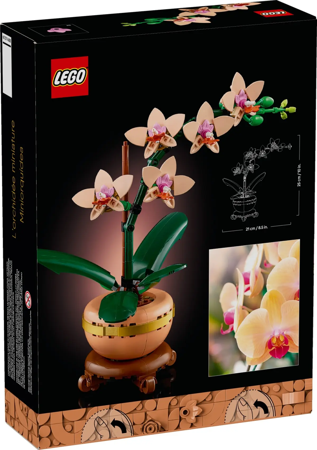 LEGO Botanicals 10343 Mini Orchid set, image 3