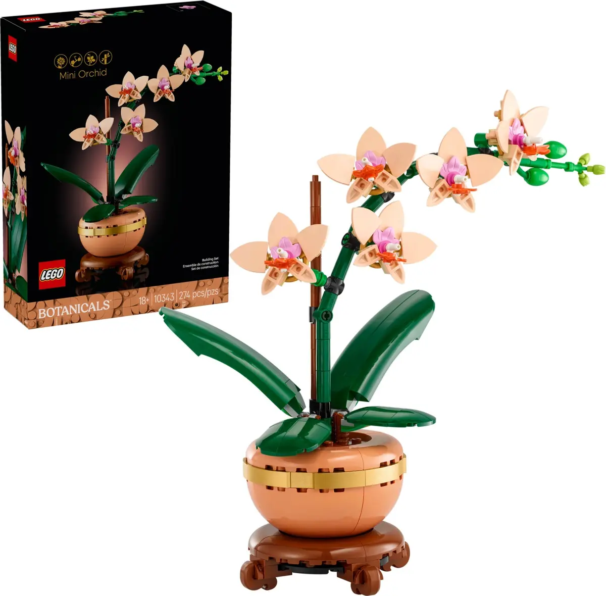 LEGO Botanicals 10343 Mini Orchid set, image 4