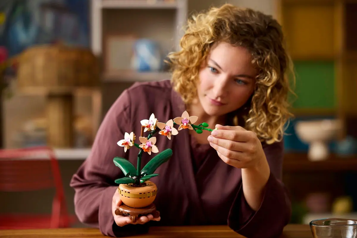 LEGO Botanicals 10343 Mini Orchid set, image 6