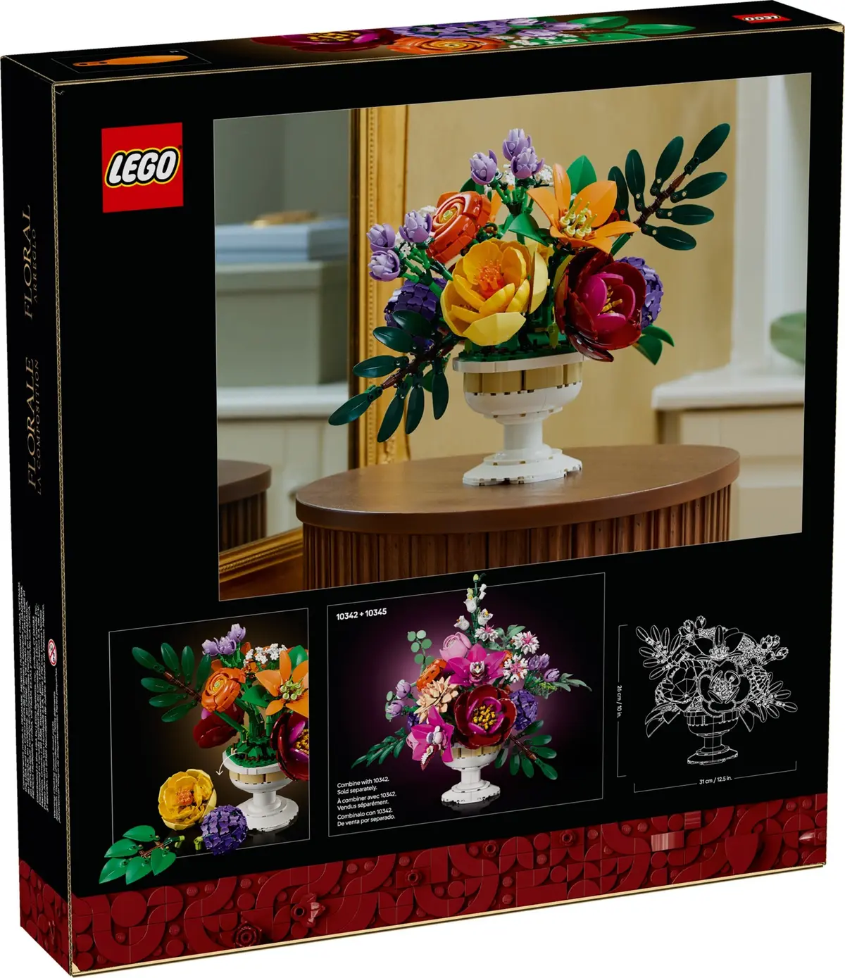 LEGO Botanicals 10345 Flower Arrangement set, image 4