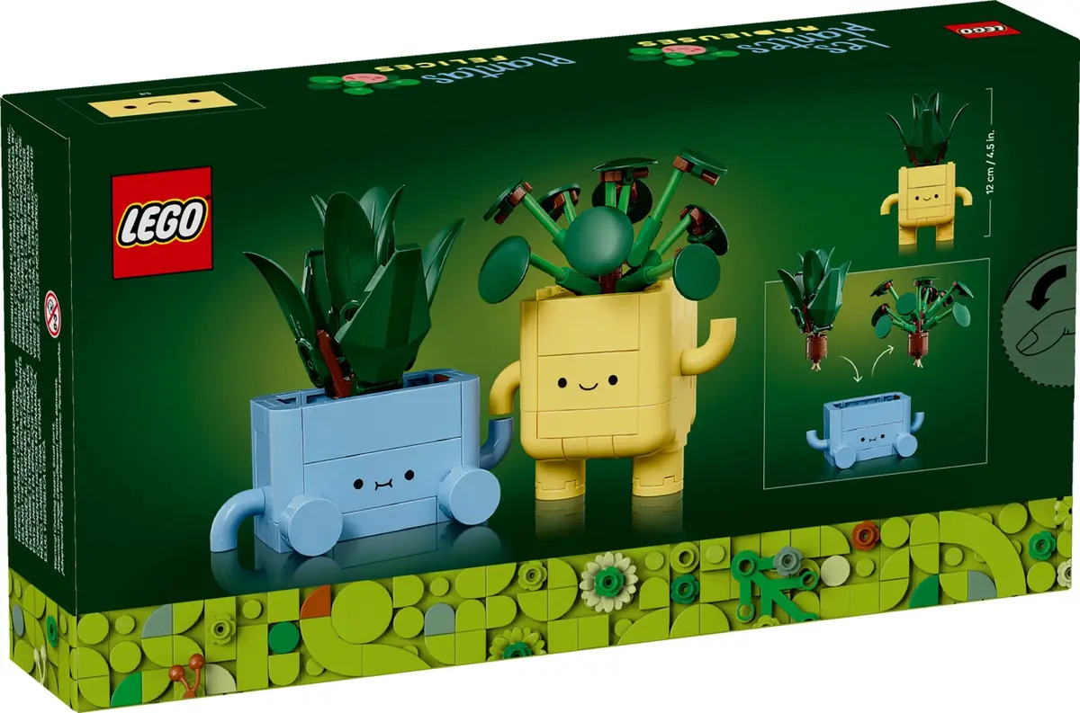 LEGO Botanicals 10349 Happy Plants set, image 3