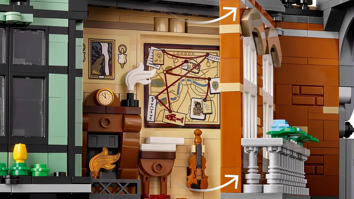 LEGO Icons 10351 Sherlock Holmes: Book Nook set, image 16