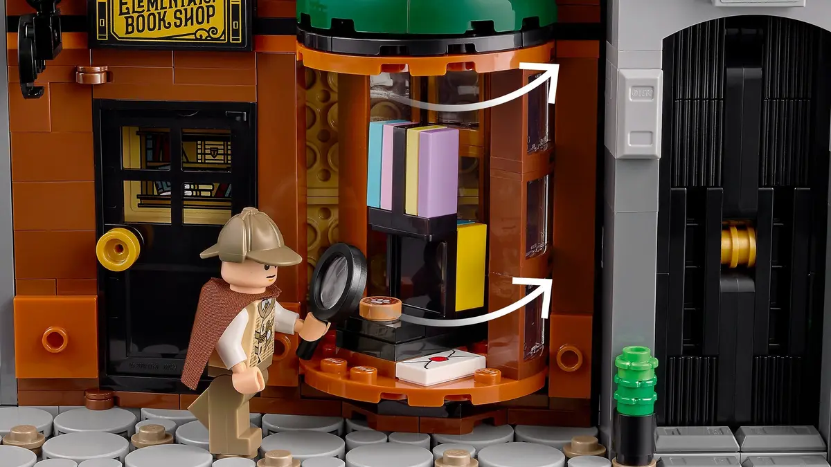 LEGO Icons 10351 Sherlock Holmes: Book Nook set, image 15