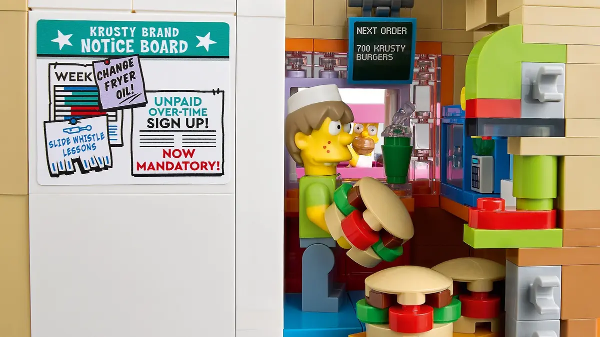 LEGO Icons 10352 The Simpsons: Krusty Burger set, image 13