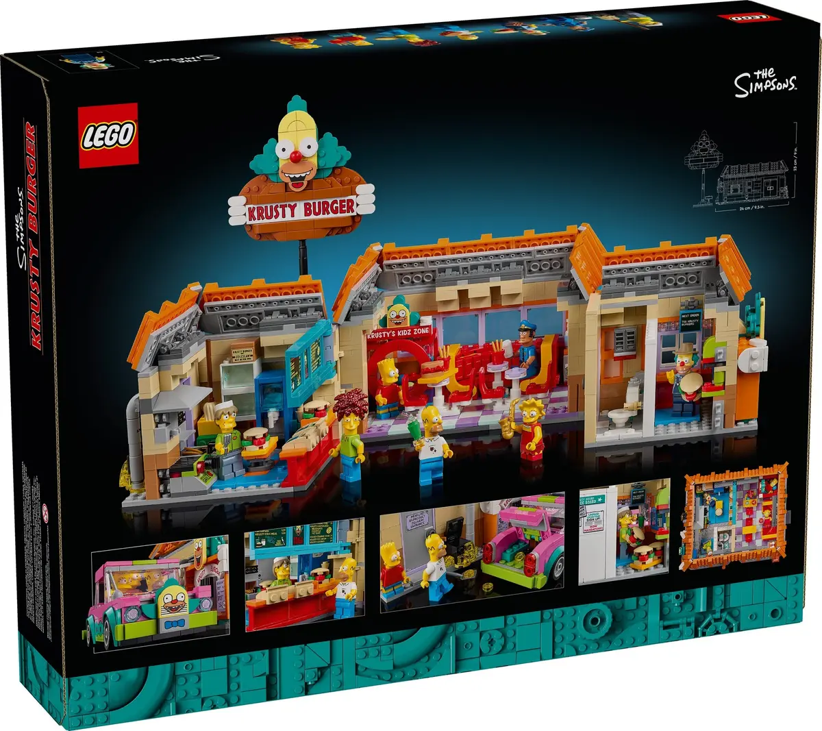 LEGO Icons 10352 The Simpsons: Krusty Burger set, image 2