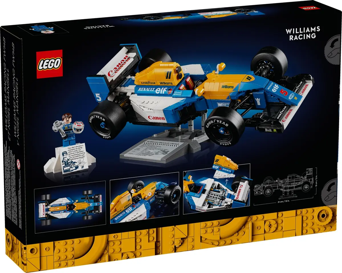 LEGO Icons 10353 Williams Racing FW14B & Nigel Mansell set, image 2