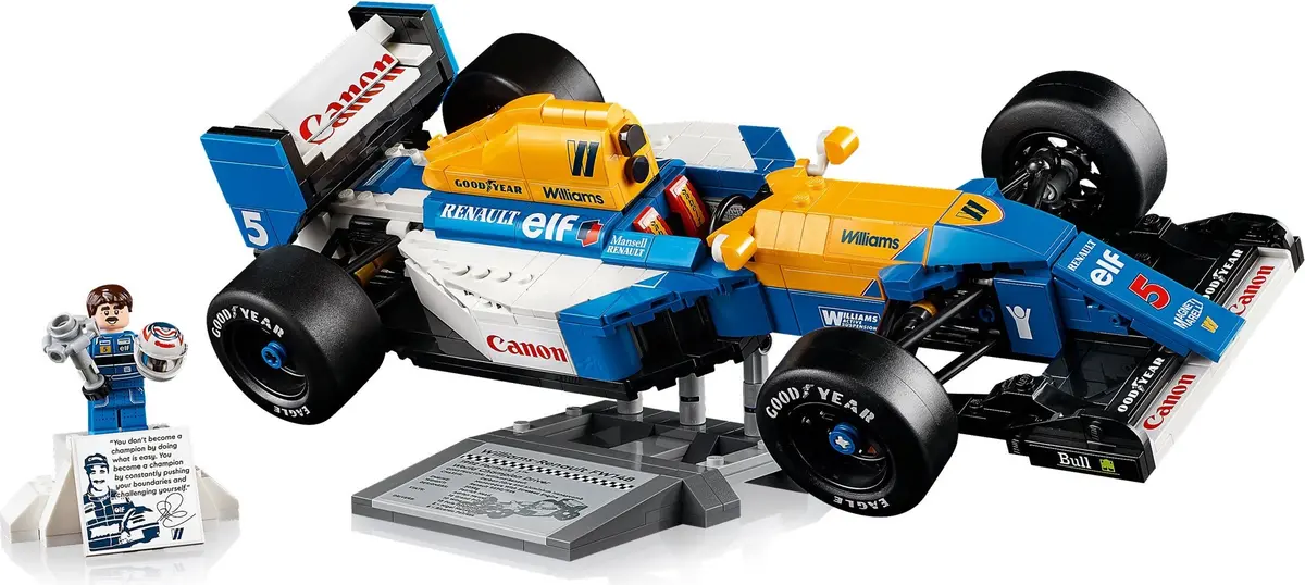 LEGO Icons 10353 Williams Racing FW14B & Nigel Mansell set, image 5