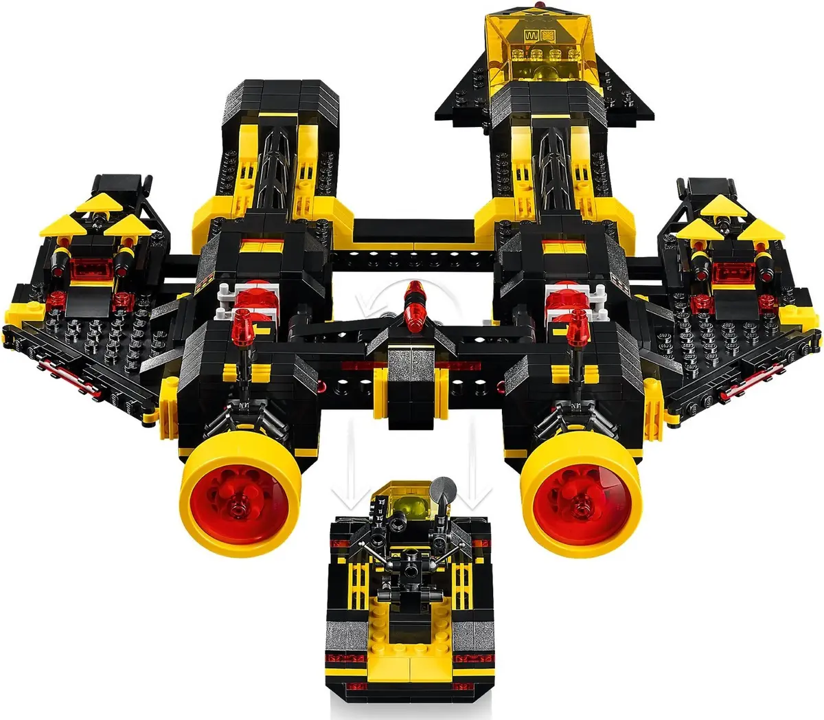 LEGO Icons 10355 Blacktron Renegade set, image 12