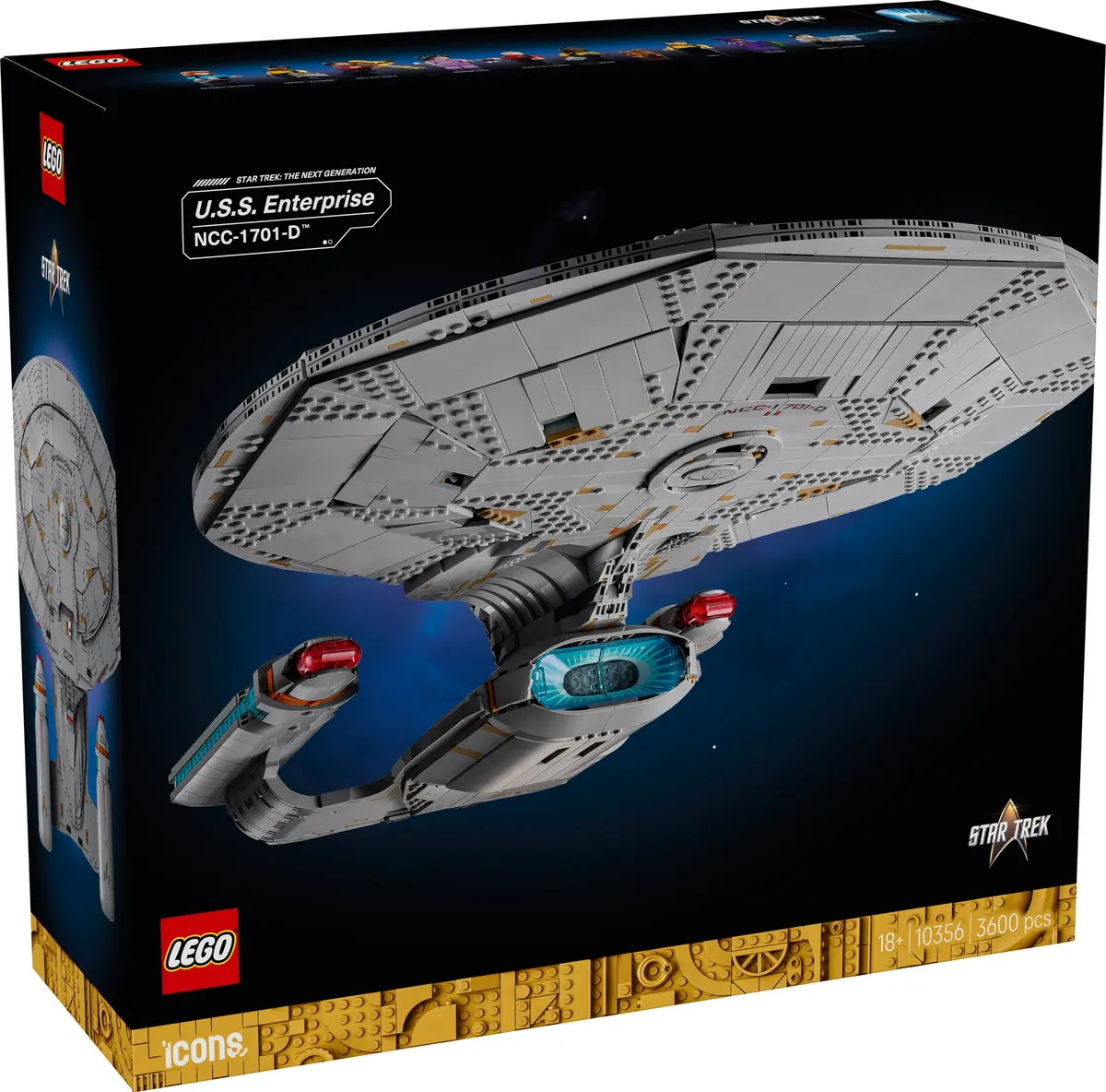 LEGO Icons 10356 Star Trek: U.S.S. Enterprise NCC-1701-D set, image 14
