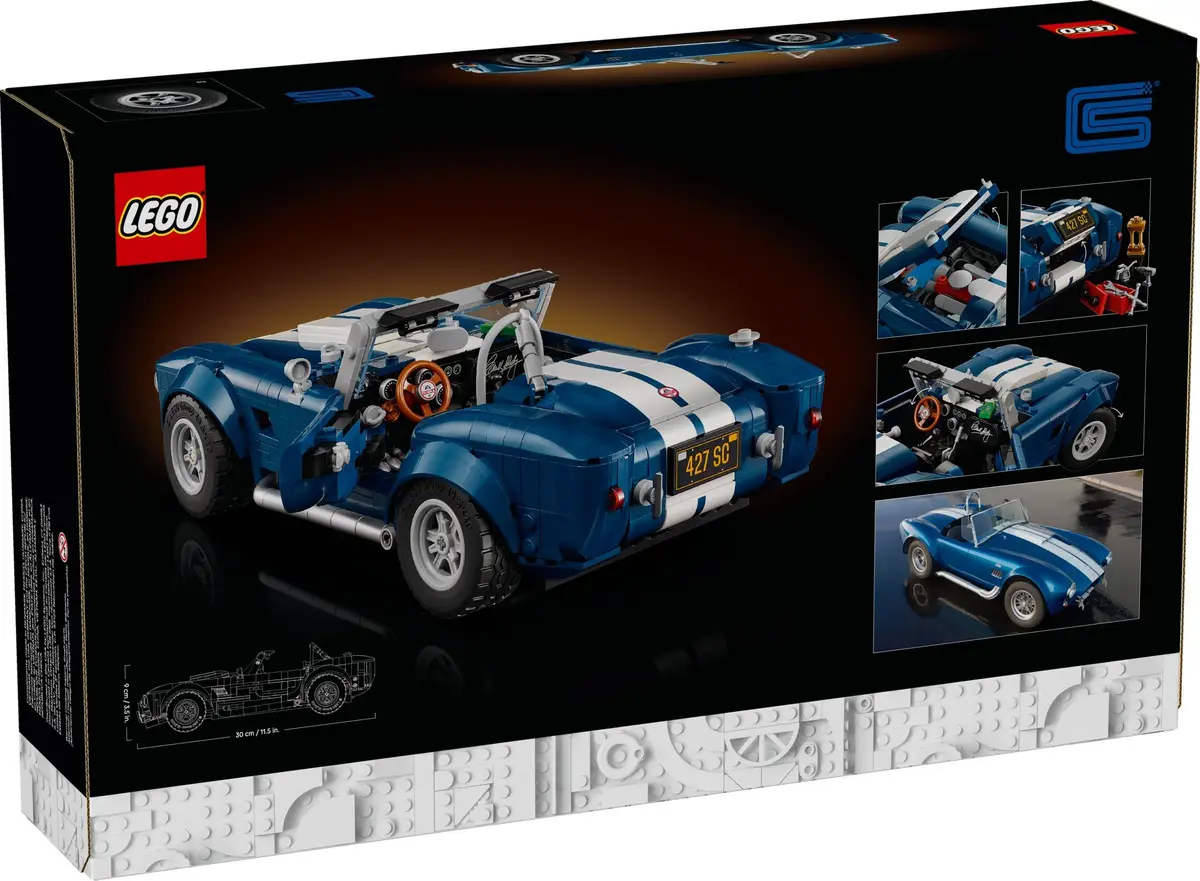 LEGO Icons 10357 Shelby Cobra 427 S/C set, image 2