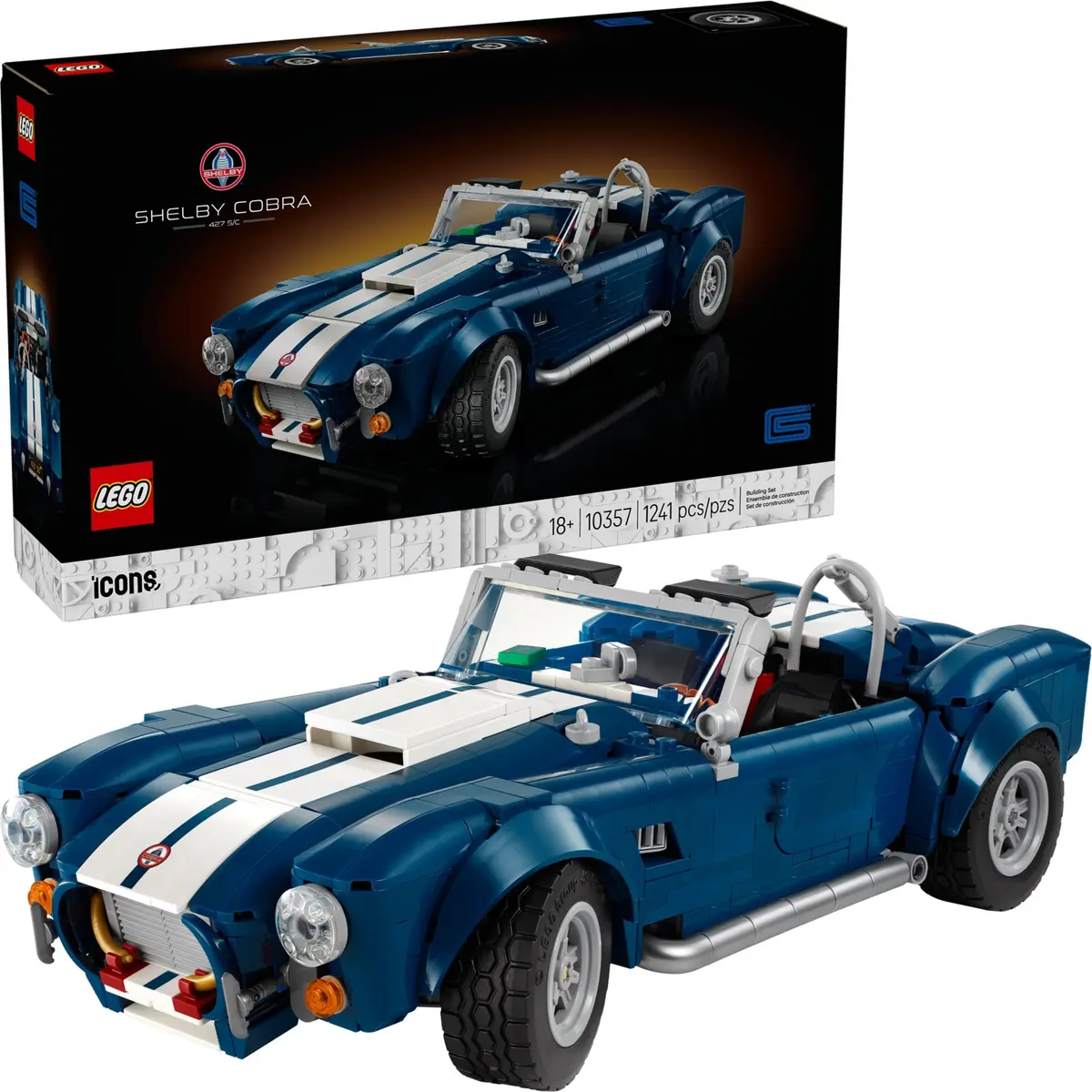 LEGO Icons 10357 Shelby Cobra 427 S/C set, image 3