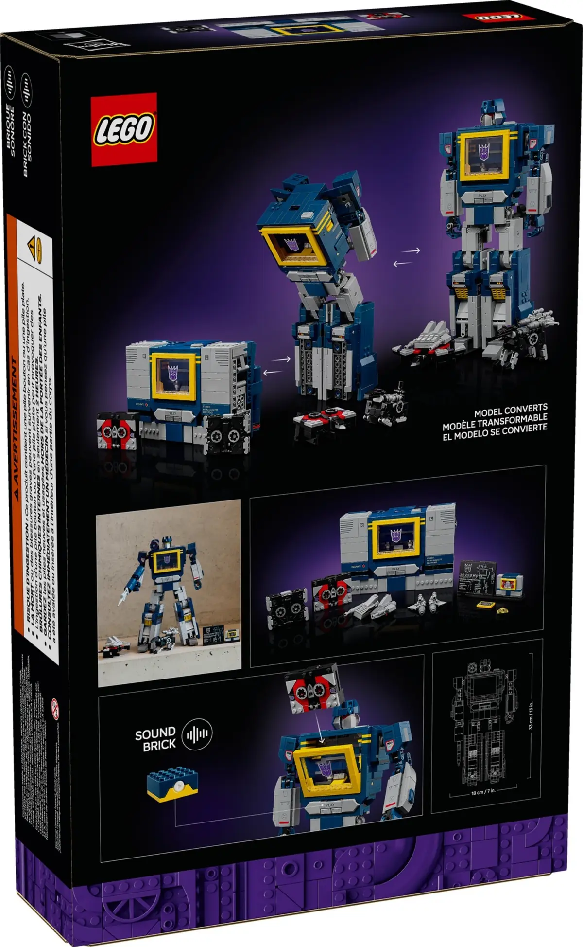LEGO Icons 10358 Transformers: Soundwave set, image 3