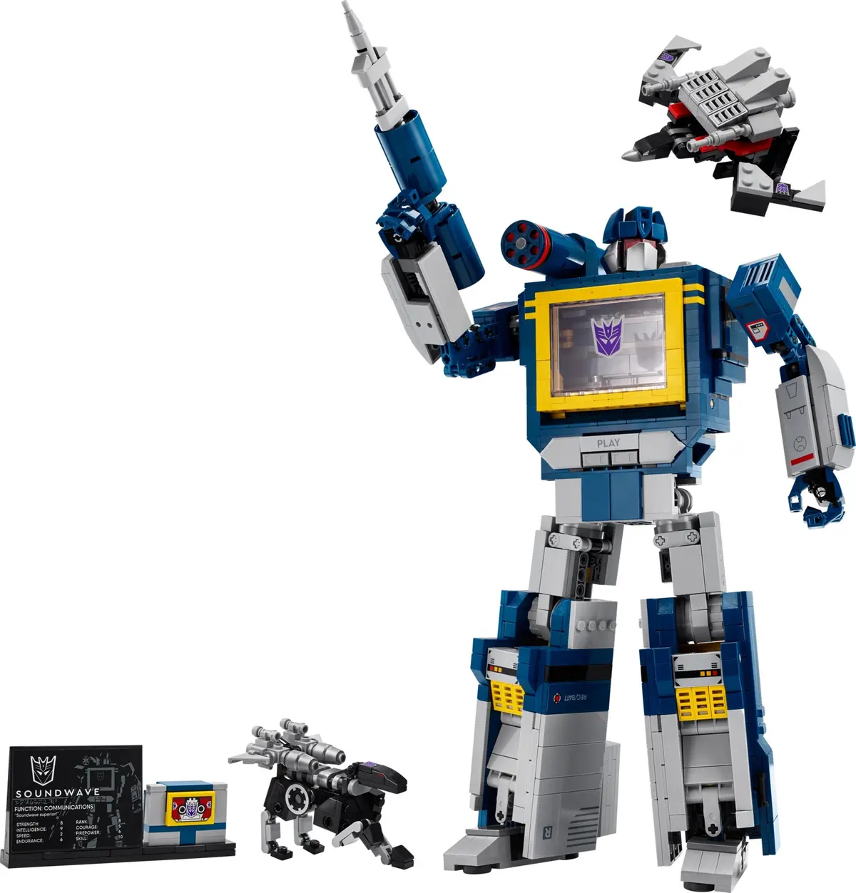 LEGO Icons 10358 Transformers: Soundwave set
