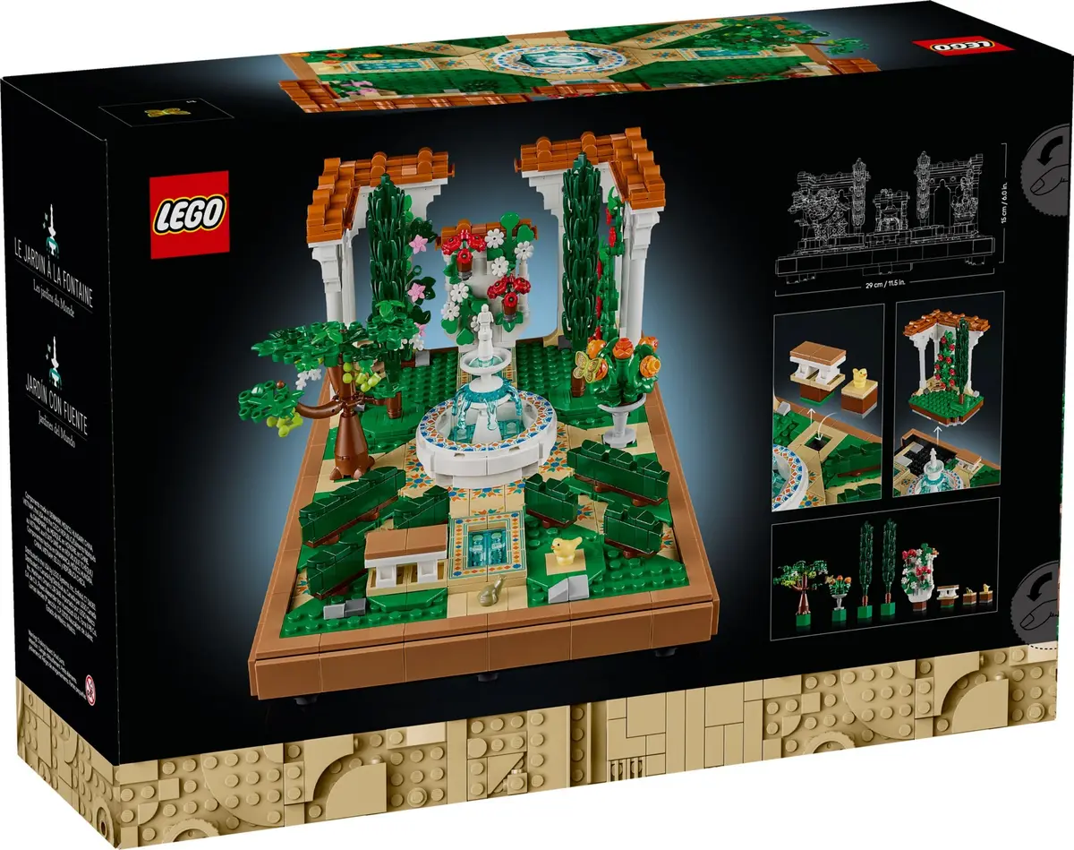 LEGO Icons 10359 Fountain Garden set, image 3