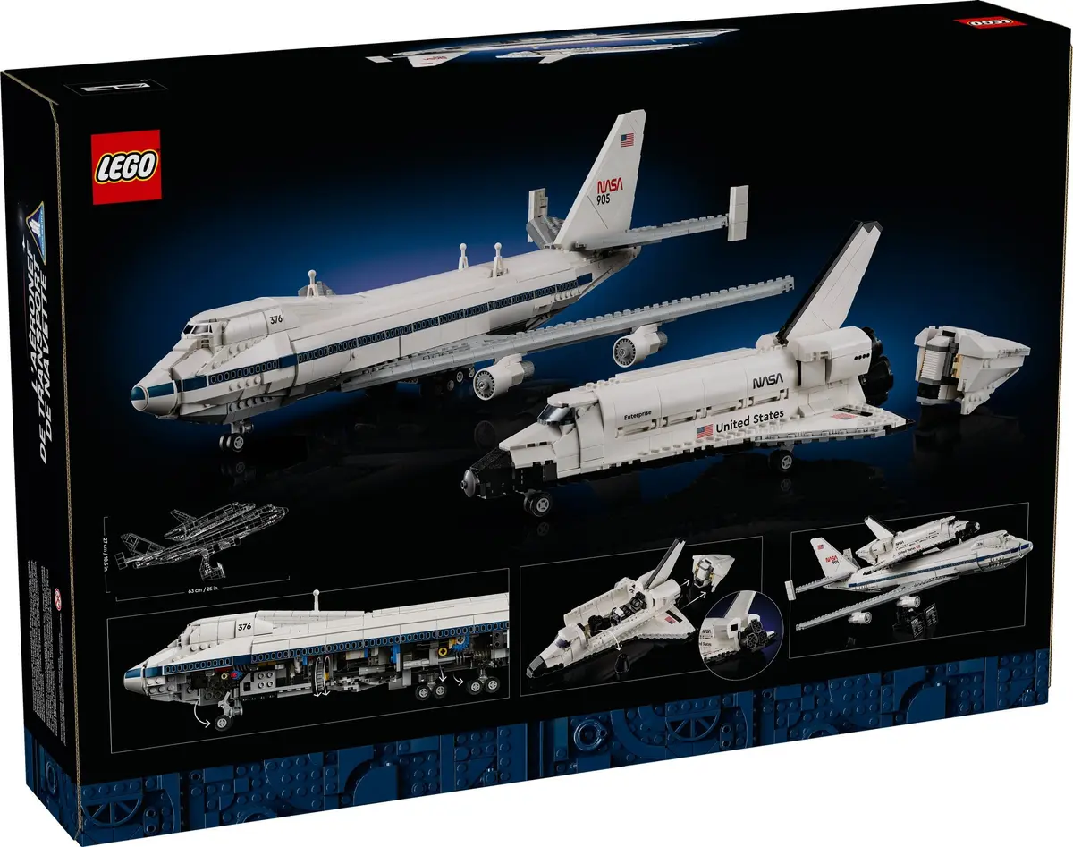 LEGO Icons 10360 Shuttle Carrier Aircraft set, image 2
