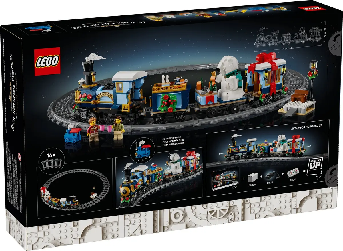 LEGO Icons 10361 Holiday Express Train set, image 3