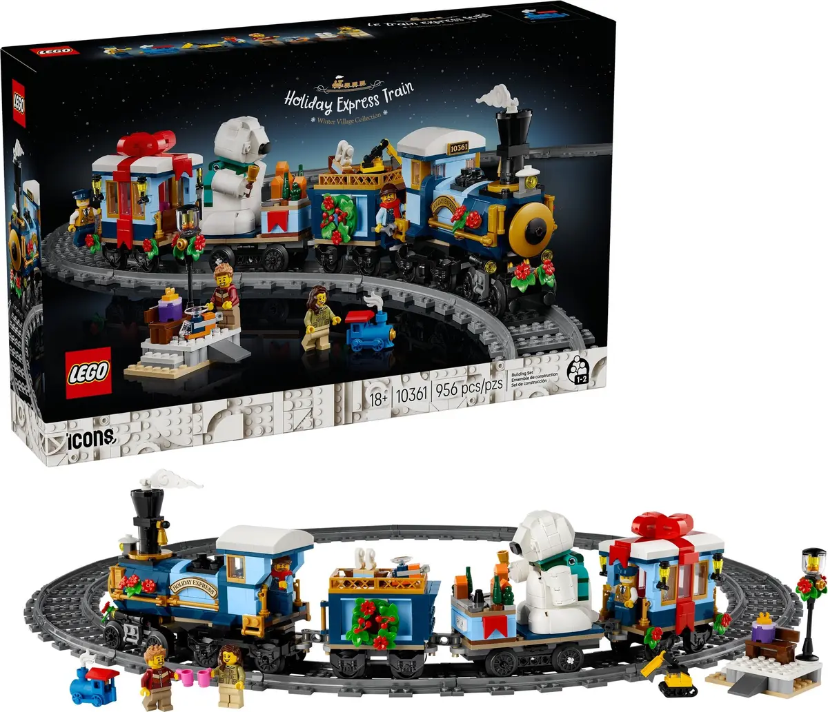 LEGO Icons 10361 Holiday Express Train set, image 4