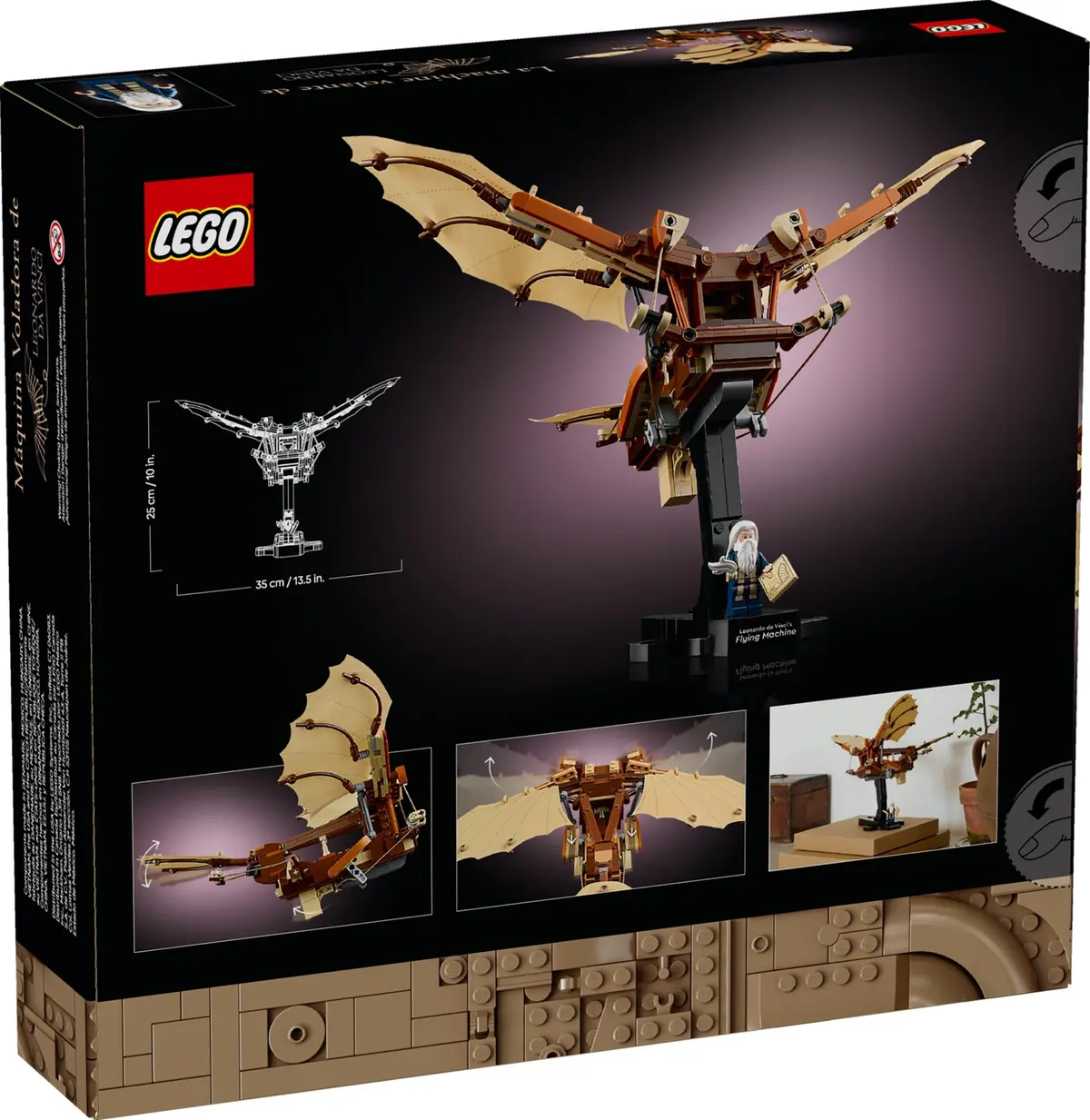 LEGO Icons 10363 Leonardo da Vinci's Flying Machine set, image 3
