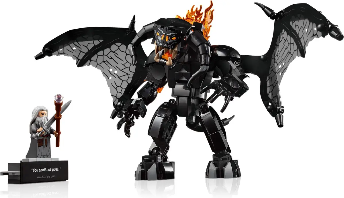 LEGO Icons 10367 The Lord of the Rings: Balrog Book Nook set, image 11