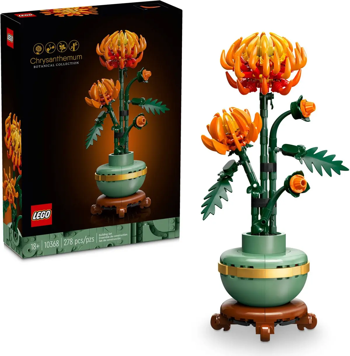 LEGO Icons 10368 Chrysanthemum set, image 4