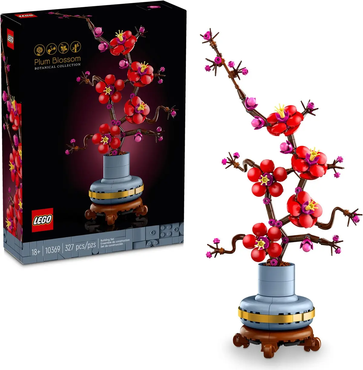 LEGO Icons 10369 Plum Blossom set, image 4