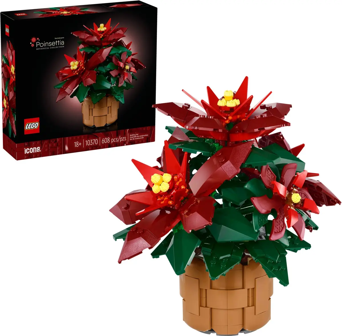 LEGO Icons 10370 Poinsettia set, image 4