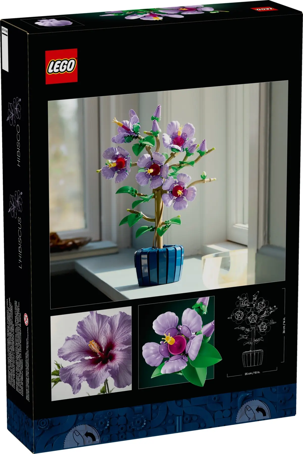 LEGO Botanicals 10372 Hibiscus set, image 3