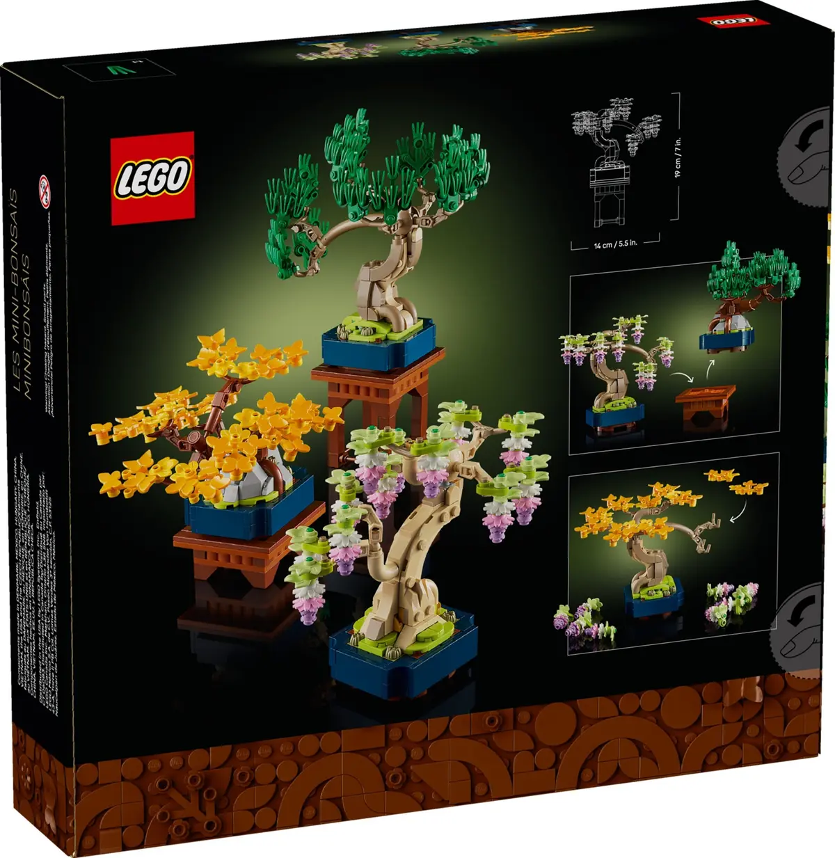 LEGO Botanicals 10373 Mini Bonsai Trees set, image 4