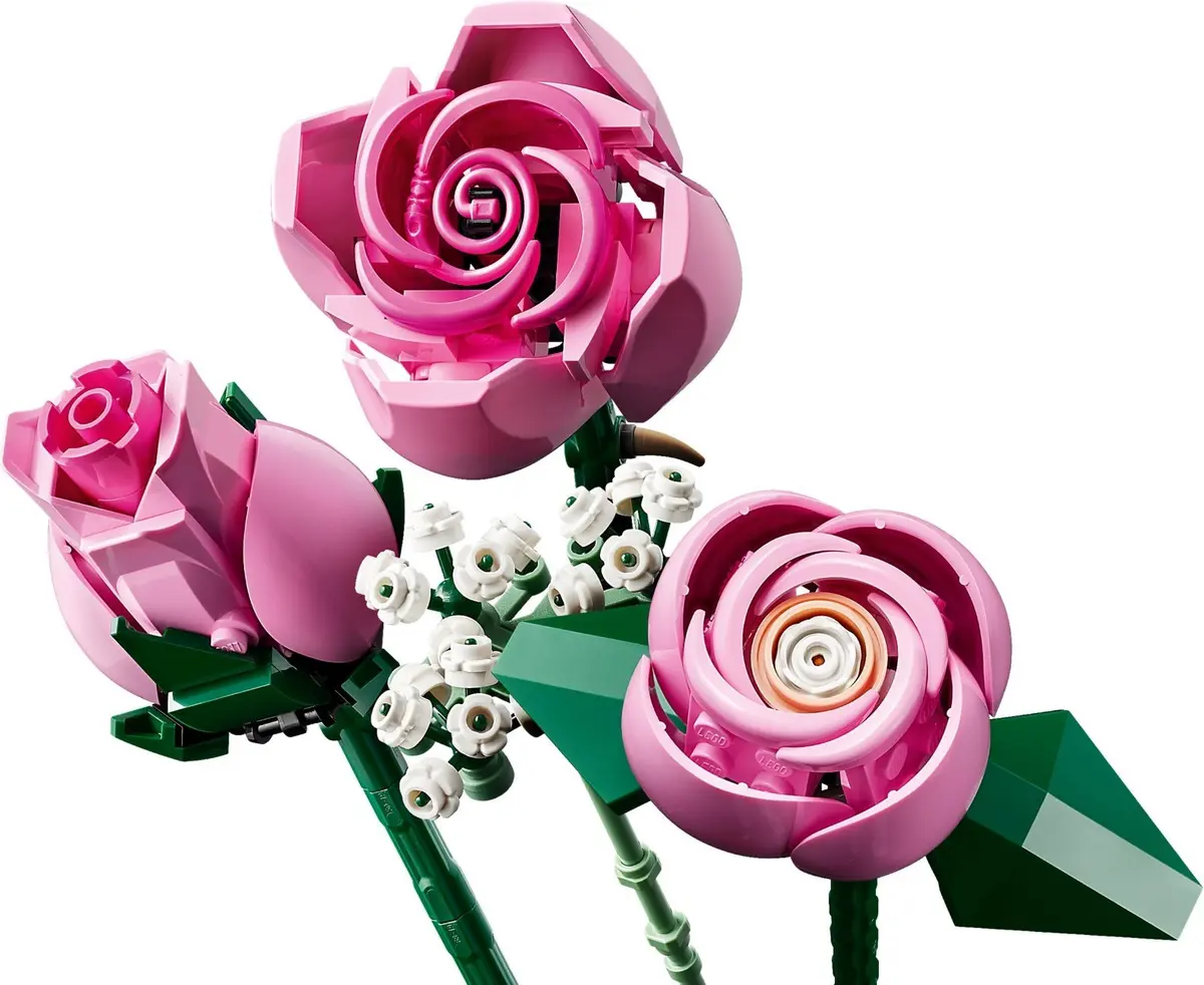LEGO Botanicals 10374 Bouquet of Pink Roses set, image 16