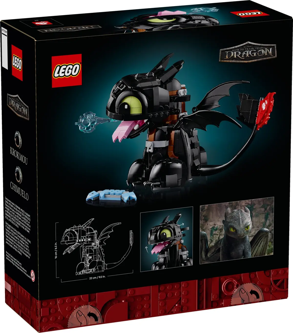LEGO Icons 10375 How to Train Your Dragon: Toothless set, image 2