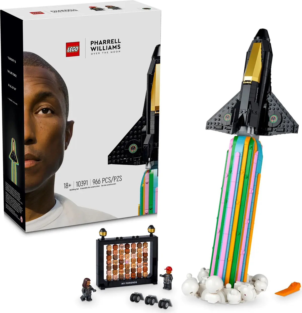 LEGO Icons 10391 Over the Moon with Pharrell Williams set, image 3