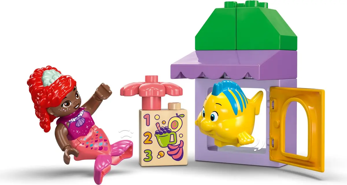 LEGO DUPLO 10420 Ariel and Flounder's Café Stand set, image 6