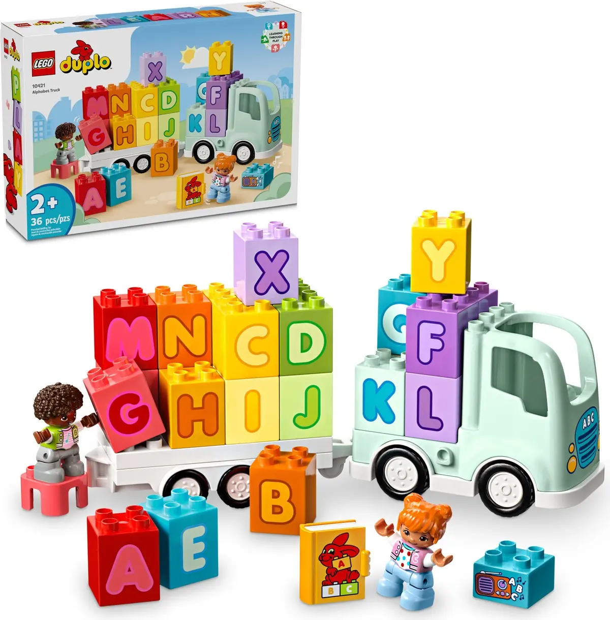 LEGO DUPLO 10421 Alphabet Truck set, image 2