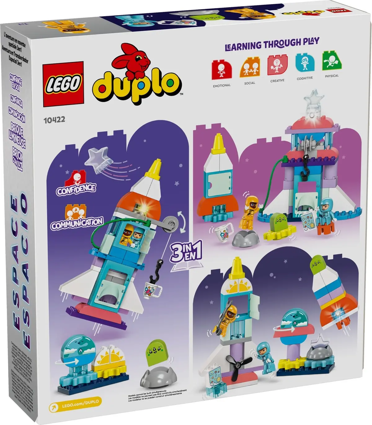LEGO DUPLO 10422 3in1 Space Shuttle Adventure set, image 5