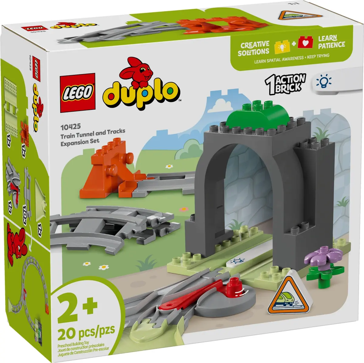 LEGO DUPLO 10425 Train Tunnel and Tracks set, image 2