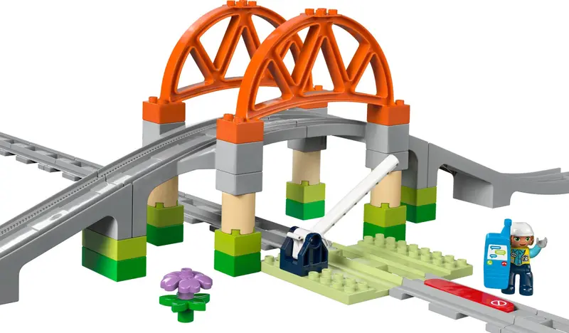 LEGO DUPLO 10426 Train Bridge and Tracks set
