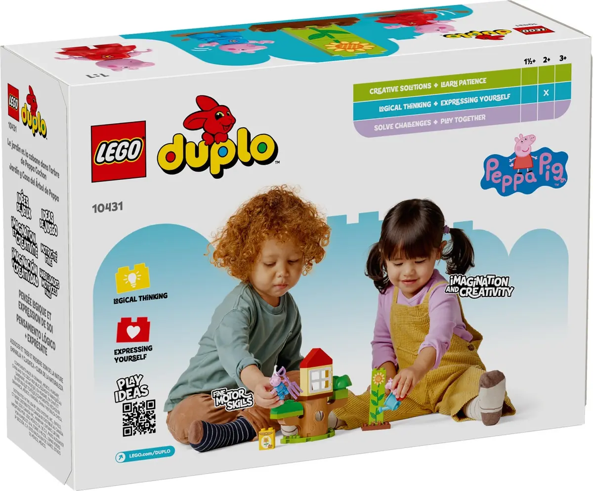 LEGO DUPLO 10431 Peppa Pig Garden and Tree House set, image 3