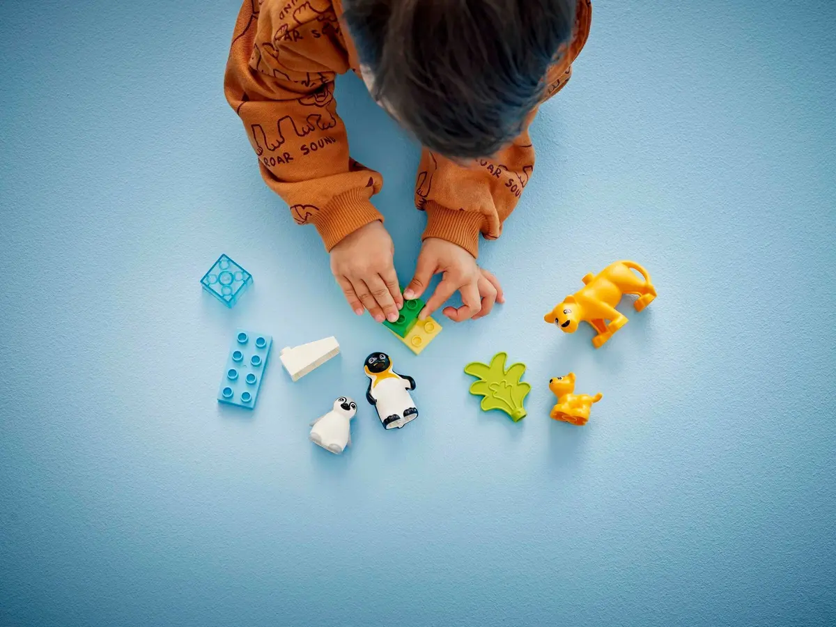 LEGO DUPLO 10442 Wild Animal Families: Penguins & Lions set, image 4